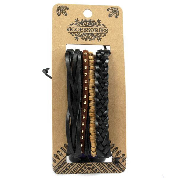 Herren Armband Sets - Schwarz & Macho (verschiedene)