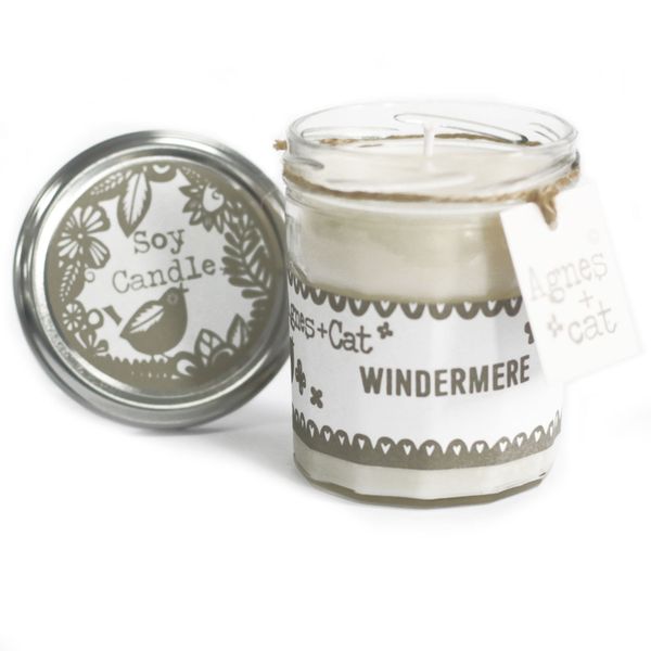 Marmeladenglas Kerze- Windermere