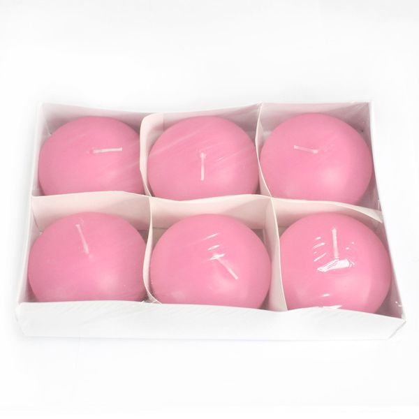 Große Schwimmkerzen - Pink