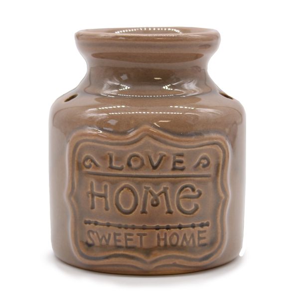 Große Raumduftlampe - Grau - Love Home Sweet Home