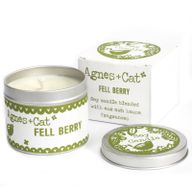 Kerze in Zinkdose in Geschenkverpackung - Fell Berry
