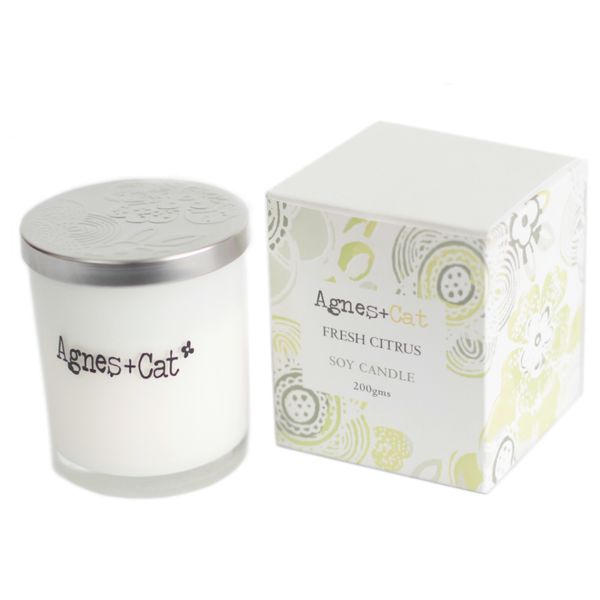 Votivkerze in Geschenkbox - Citrus