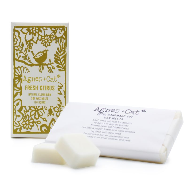 Schachtel mit 8 Duftwachsen - Citrus