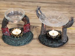 Antike Buddha Duftlampe - Om Hände