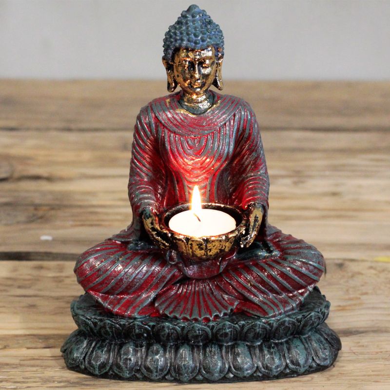 Antiker Buddha - Anhänger Kerzenhalter