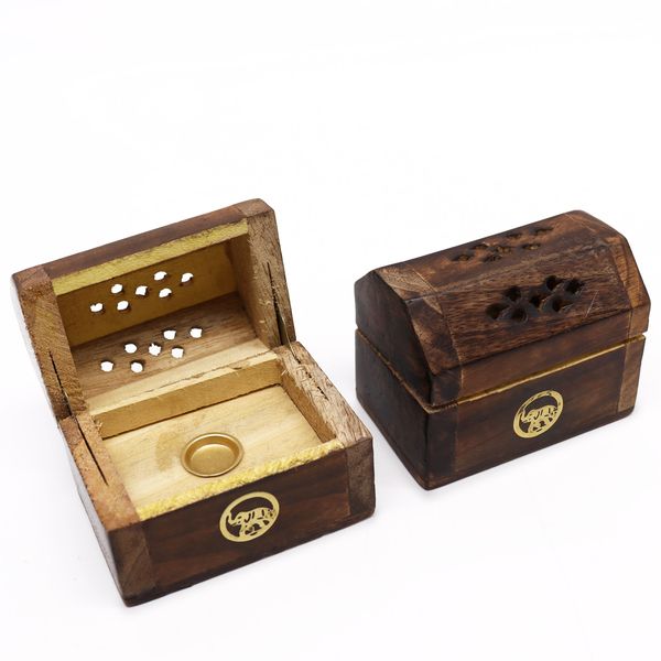 Mini Räucherwerkbox - Mangoholz