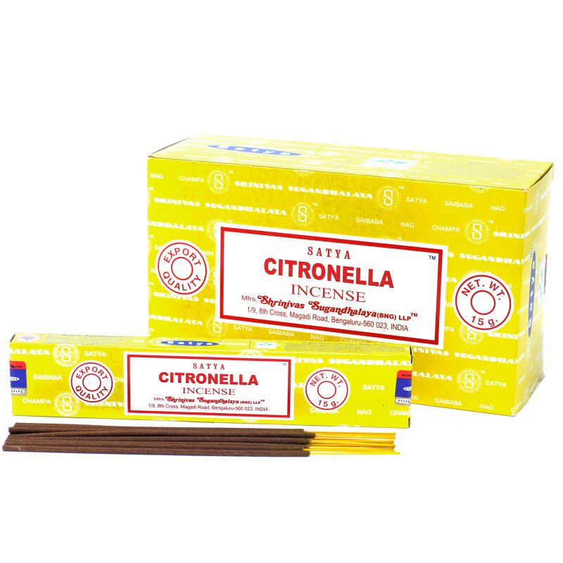 Satya-Räucherstäbchen 15g - Citronella