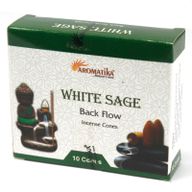 Aromatika Rückfluss Räucherkegel - Weißer Salbei
