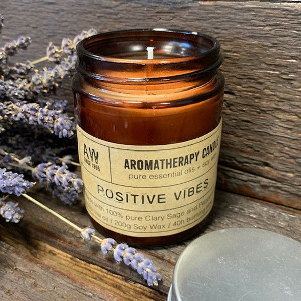 Aromatherapie Sojakerze 200g - Positive Schwingungen