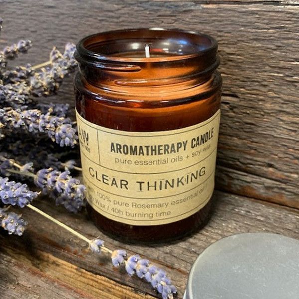 Aromatherapie Sojakerze 200g - Klarer Verstand