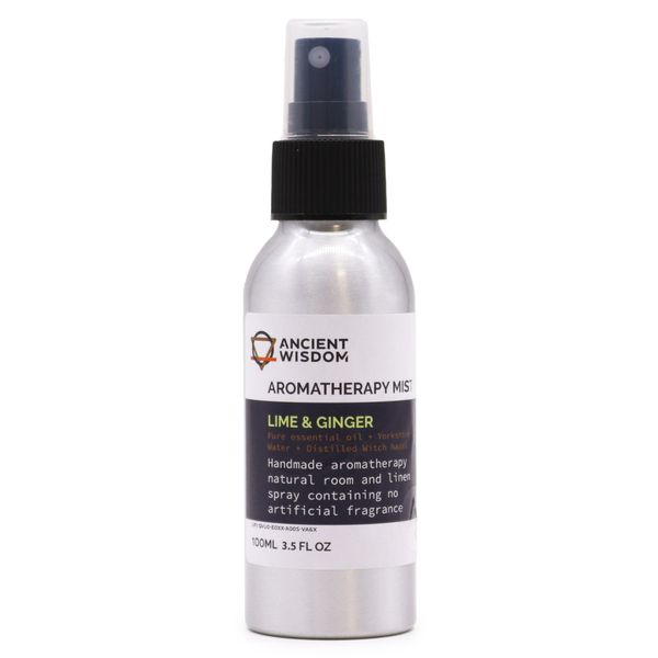 100ml Raumsprays mit ätherischen Ölen - Limette & Ingwer