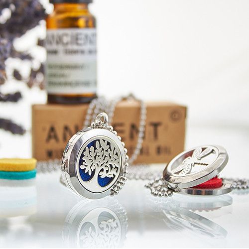 Aroma Diffusor Halskette - Hand der Fatima Chakra - 30mm