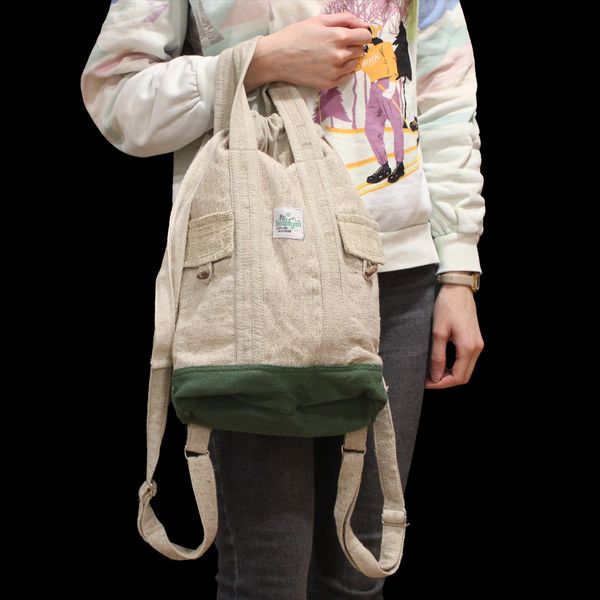 Laptop Rucksack - Hanf & Baumwolle