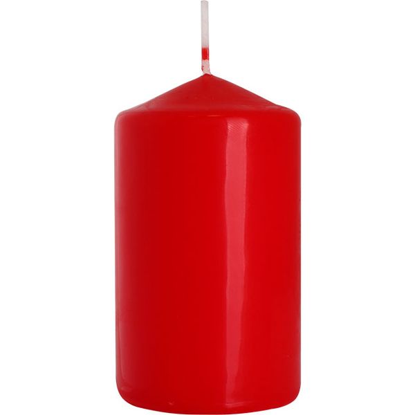 Stumpenkerze 60x100mm - Rot
