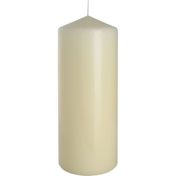 Stumpenkerze 80x200mm - Elfenbein