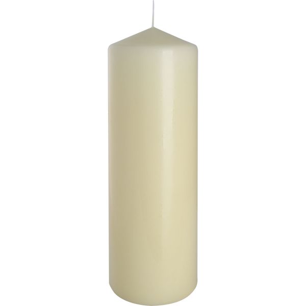 Stumpenkerze 80x250mm - Elfenbein
