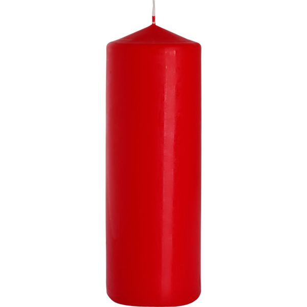 Stumpenkerze 80x250mm - Rot