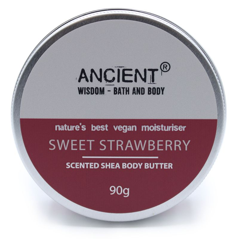 Duftende Shea-Körperbutter 90g - Sweet Strawberry