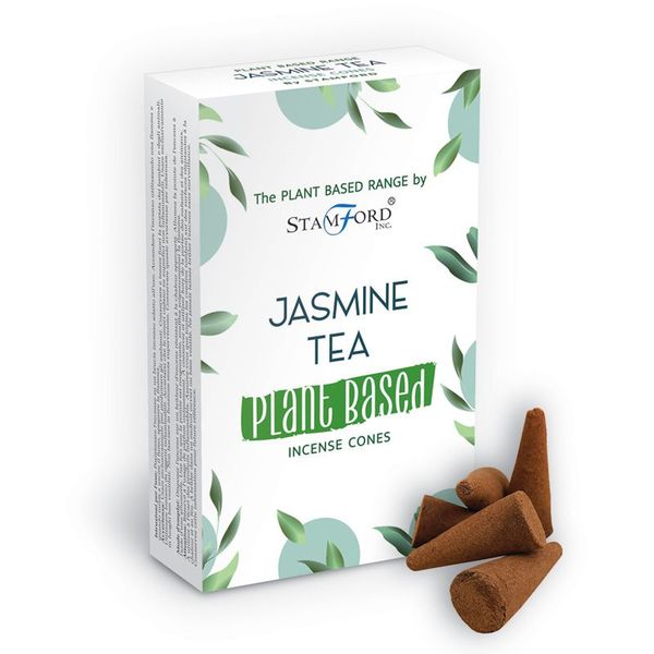 Räucherkegel auf Pflanzenbasis - Jasmintee