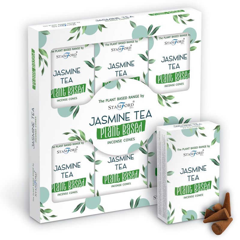 Räucherkegel auf Pflanzenbasis - Jasmintee