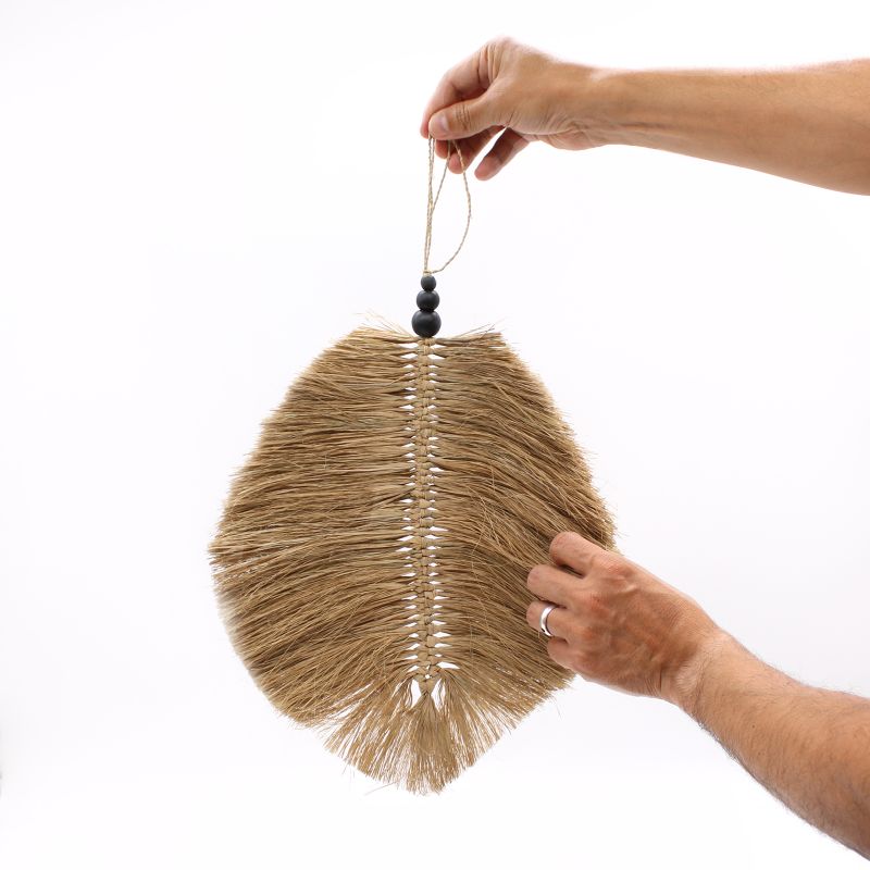 Hängendes Bastblatt 35cm