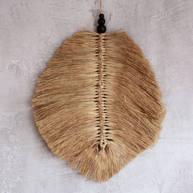 Hängendes Bastblatt 35cm