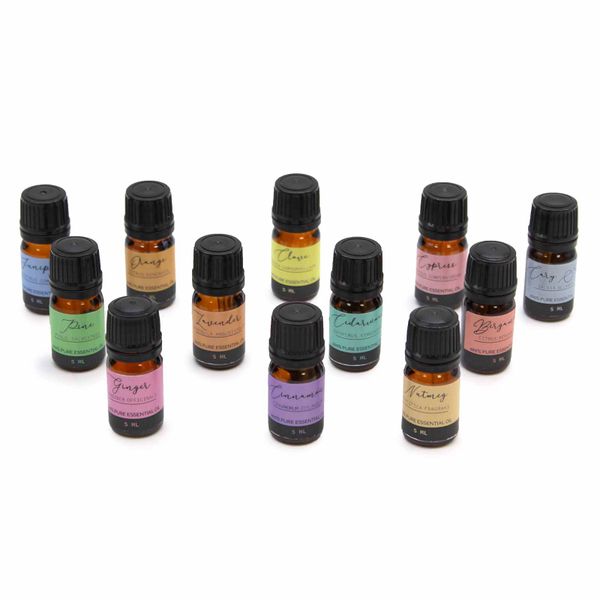 Ätherisches Aromatherapie-Öl-Set- Herbst-Set