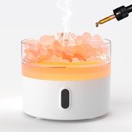 Salz-Aroma-Diffusor – Nachtlicht – USB-C – Flammeneffekt