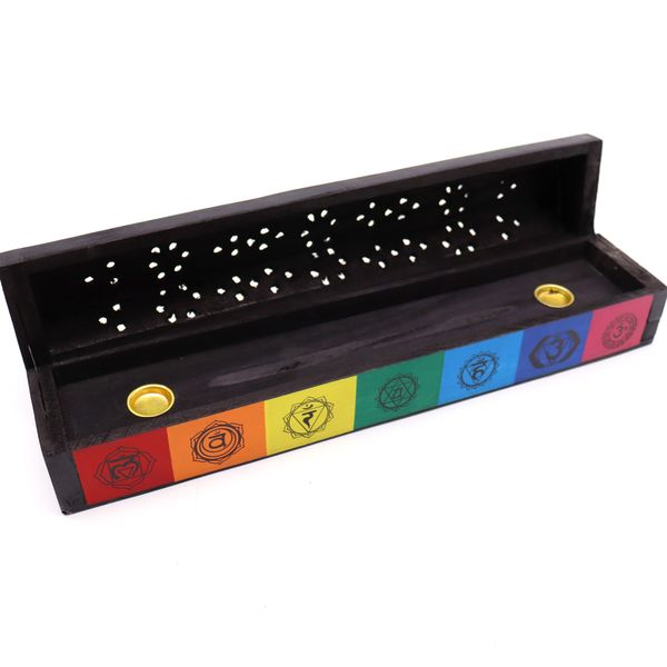 Rauchkammer in 7 Chakra-Farben