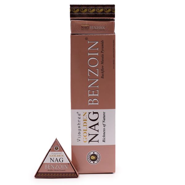 42g Jumbo Golden Nag - Benzoin Rückfluss-Räucherkegel