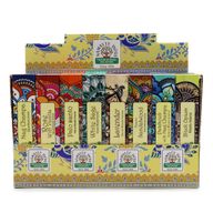 Namaste Mandala Masala Räucherstäbchen Display-Packung (6x8 Düfte)