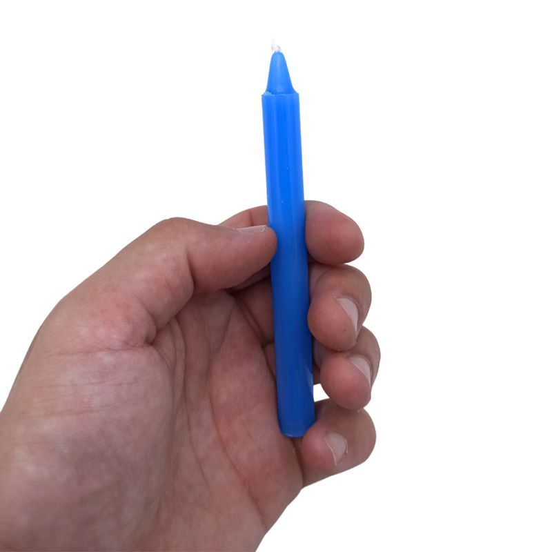 Manifest – Magische Kerzen (12er-Packung) - Blau – Hals-Chakra