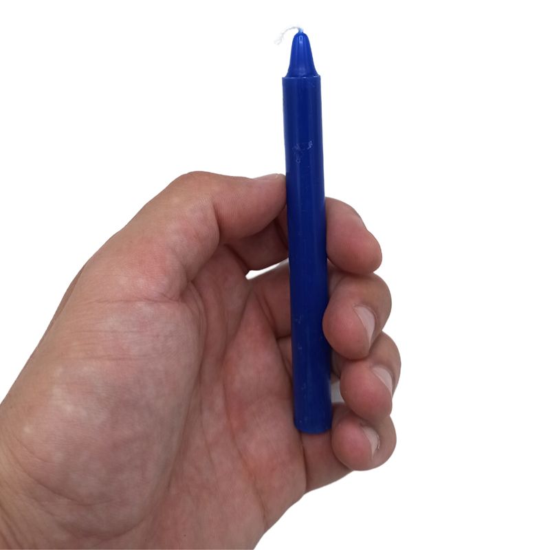Manifest – Magische Kerzen (12er-Packung) - Dunkelblau – Chakra des dritten Auges