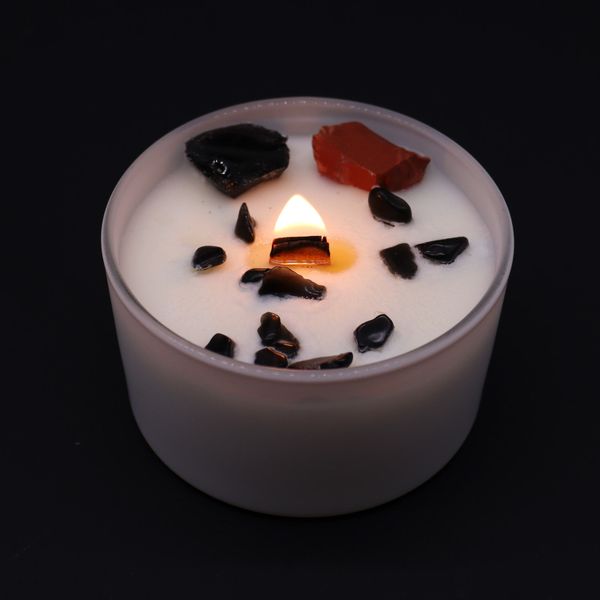 Chakra-Kristallkerze – Wurzelchakra