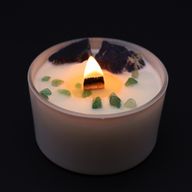 Chakra-Kristallkerze – Hals-Chakra