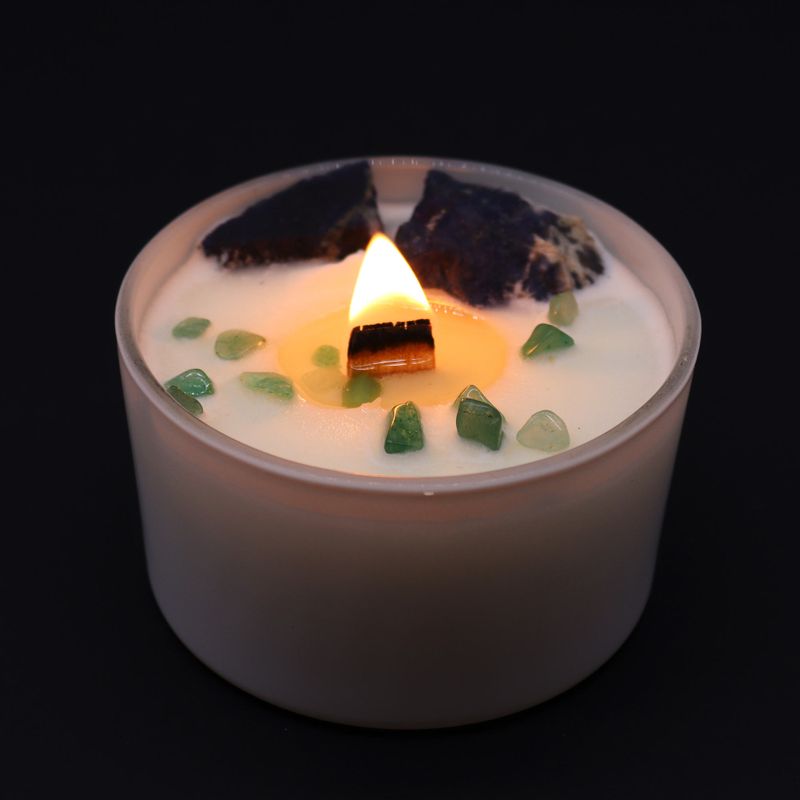 Chakra-Kristallkerze – Hals-Chakra