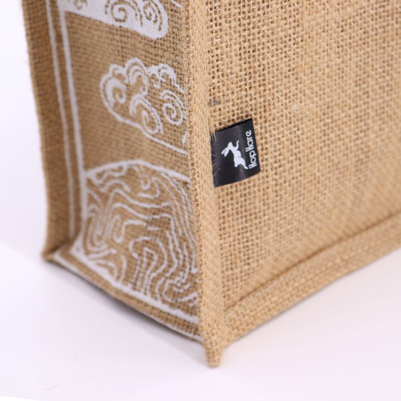 Hop Hare Große Tasche aus Jute- I am Strong
