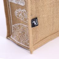Hop Hare Große Tasche aus Jute- I am Strong