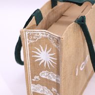 Hop Hare Große Tasche aus Jute- I am Bright