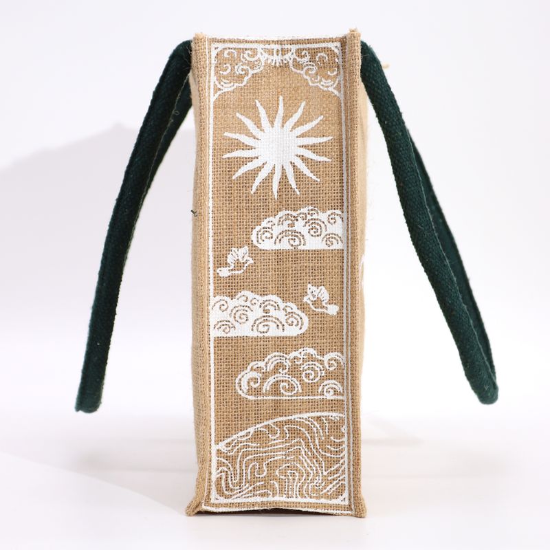Hop Hare Große Tasche aus Jute- I am Bright