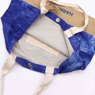 Natürliche Tasche - Blau- Mandala - Harmonie
