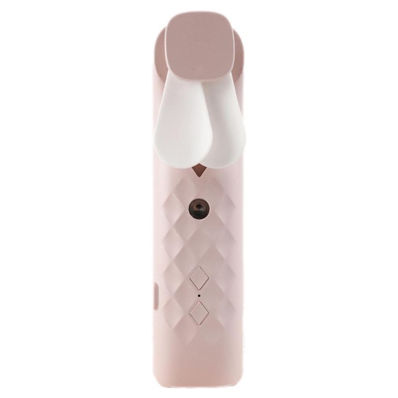 Rosa Nano Nebel Gesichtsventilator und Spray – über USB wiederaufladbar