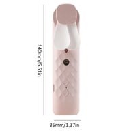 Rosa Nano Nebel Gesichtsventilator und Spray – über USB wiederaufladbar