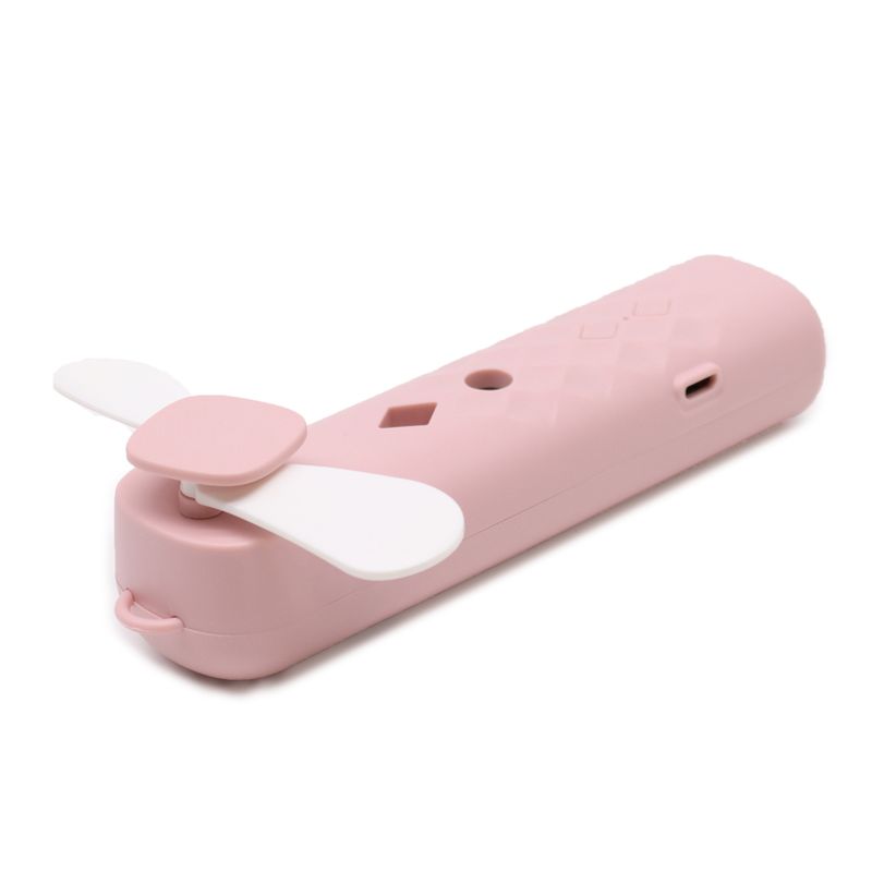 Rosa Nano Nebel Gesichtsventilator und Spray – über USB wiederaufladbar