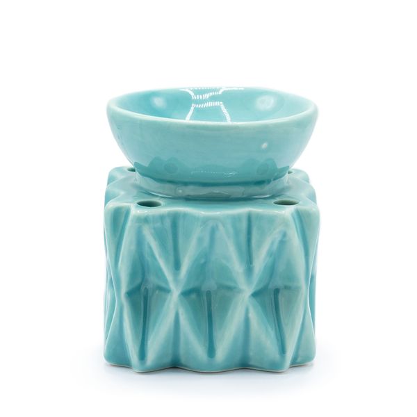 Geometrische Duftlampe - Blau