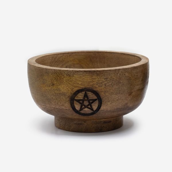 Kleine Ritualschale, Räucherkegelhalter 11 x 5,5 cm – (verschiedene Fünfecke usw.)