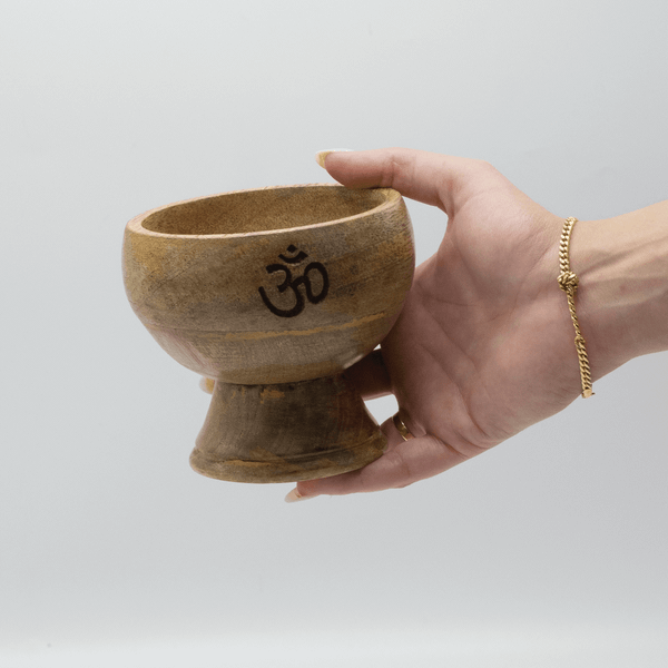 Große Ritualschale Räucherkegelhalter 11x9cm - Lebensbaum