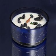 Sternzeichen-Kristallkerze mit Edelsteinarmband - Stier