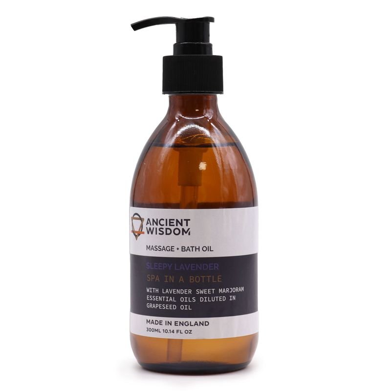 Schläfrig Lavendel Massage- und Badeöl - 300 ml