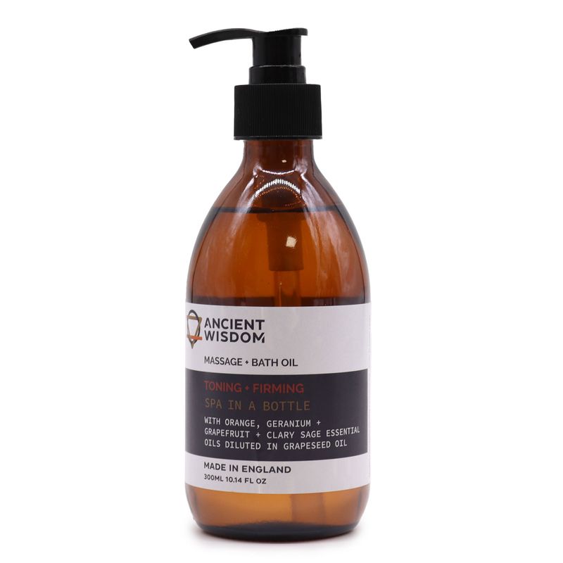 Belebendes und festigendes Massage- und Badöl – 300 ml